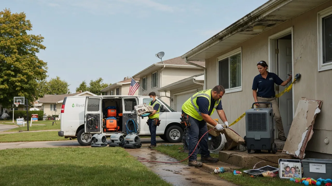 Water Damage Restoration in Saint David, IL near me